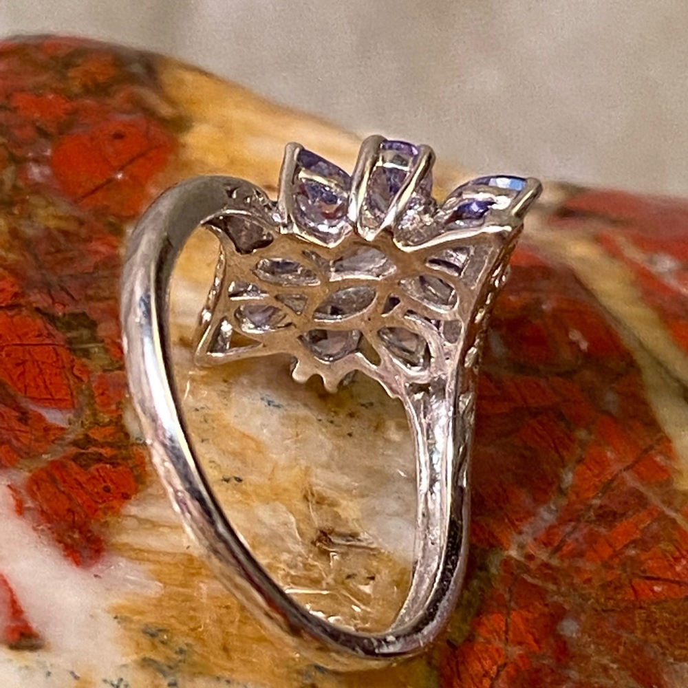 Tanzanite Ring Setting Sterling Silver - image 2